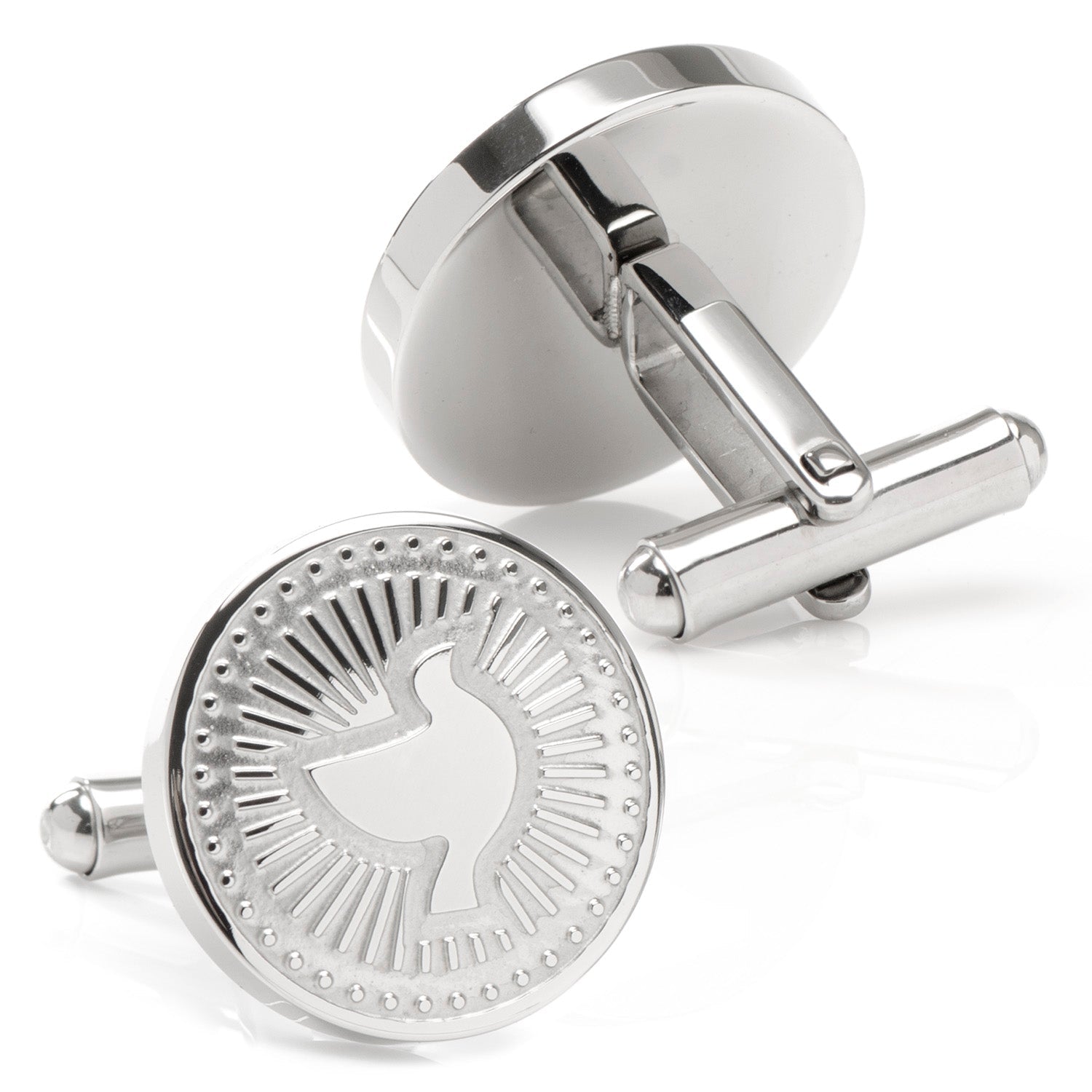 Silver Dove Radial Cufflinks - SARTORO20