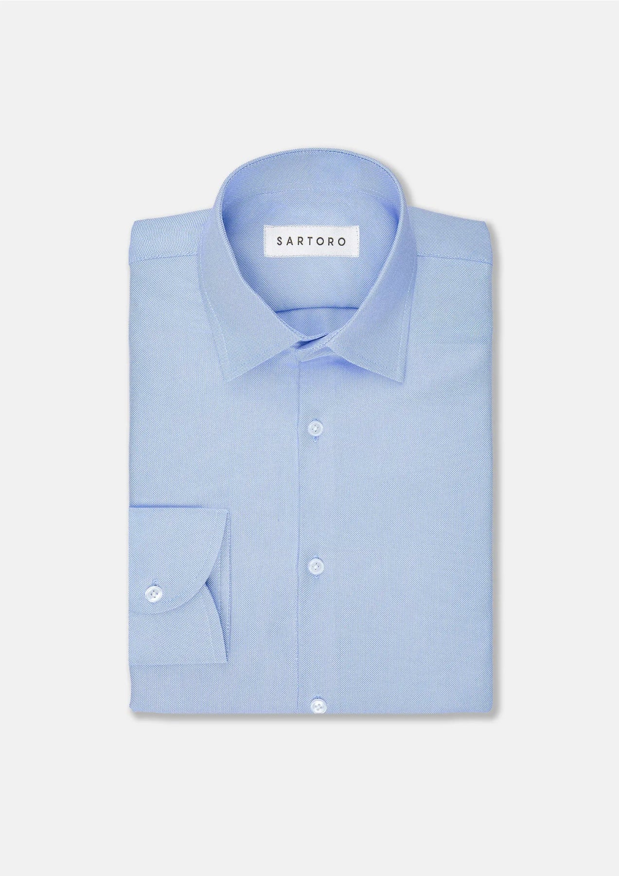 Royal Blue Basket Weave Shirt