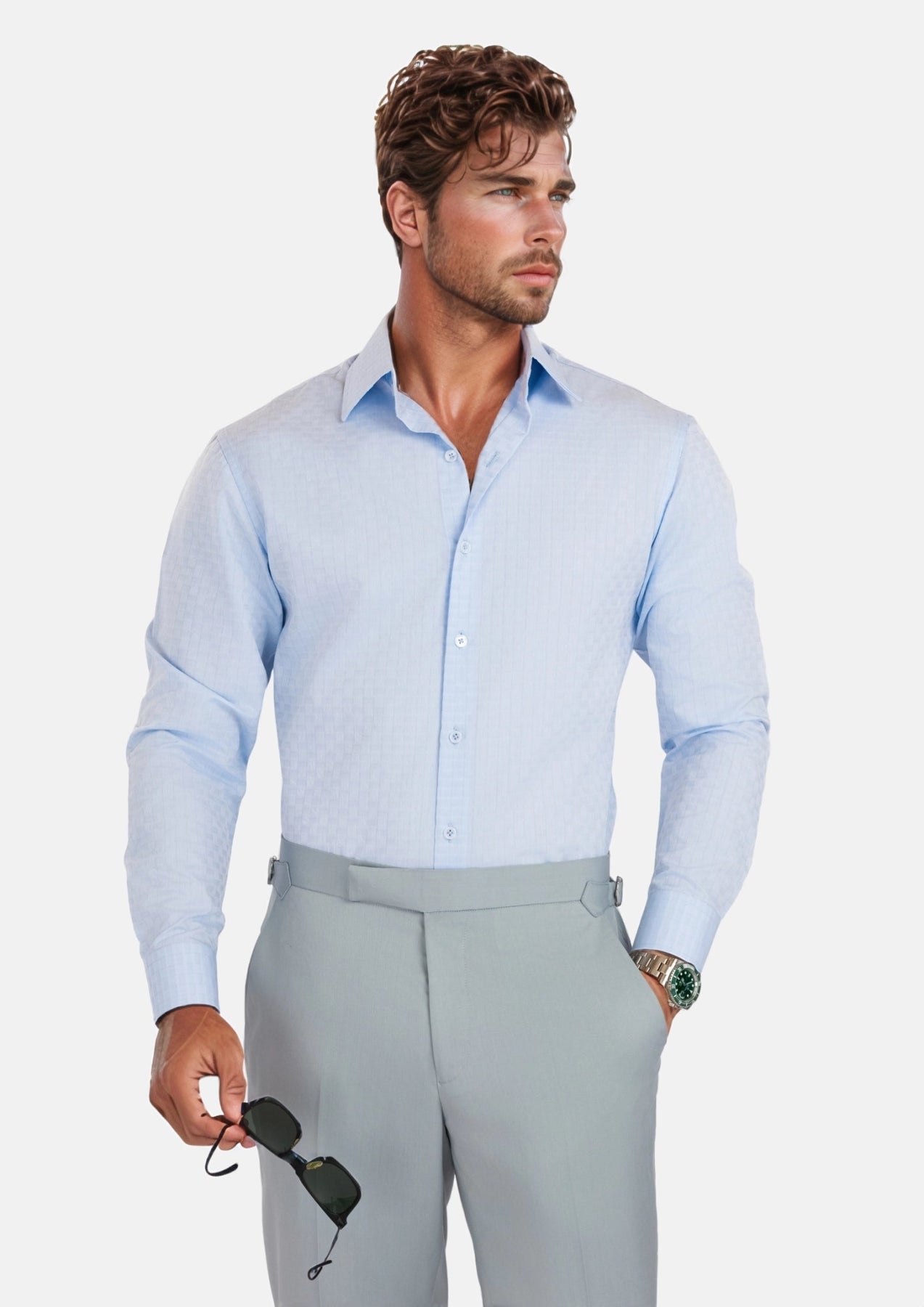Sky Blue Shirt - SARTORO188