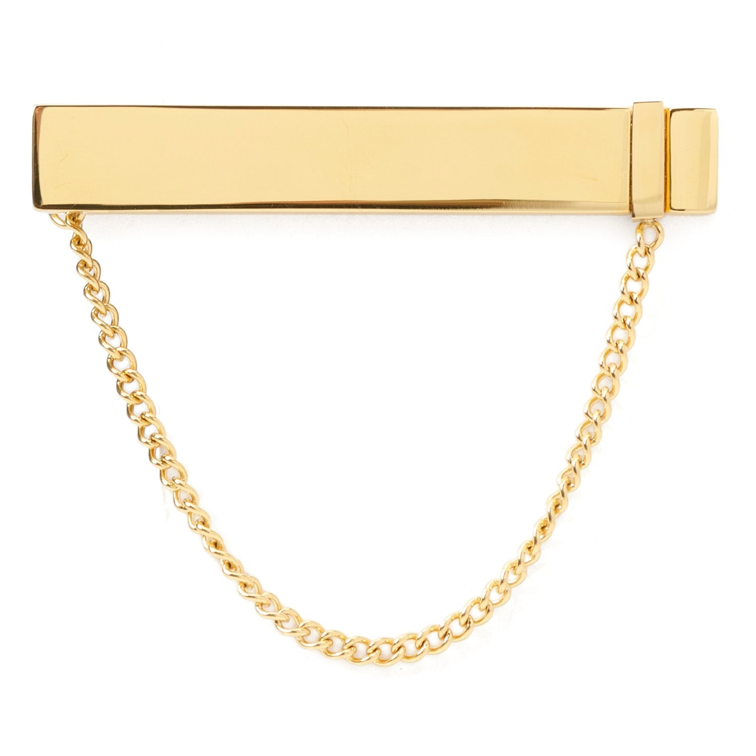 Stainless Steel Gold Chain Tie Clip - SARTORO760