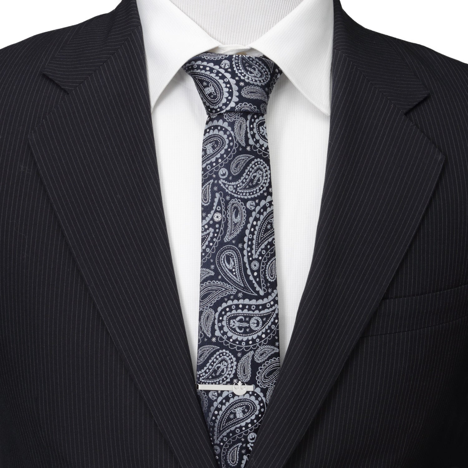 Star Wars Mandalorian Blue Paisley Tie - SARTORO285