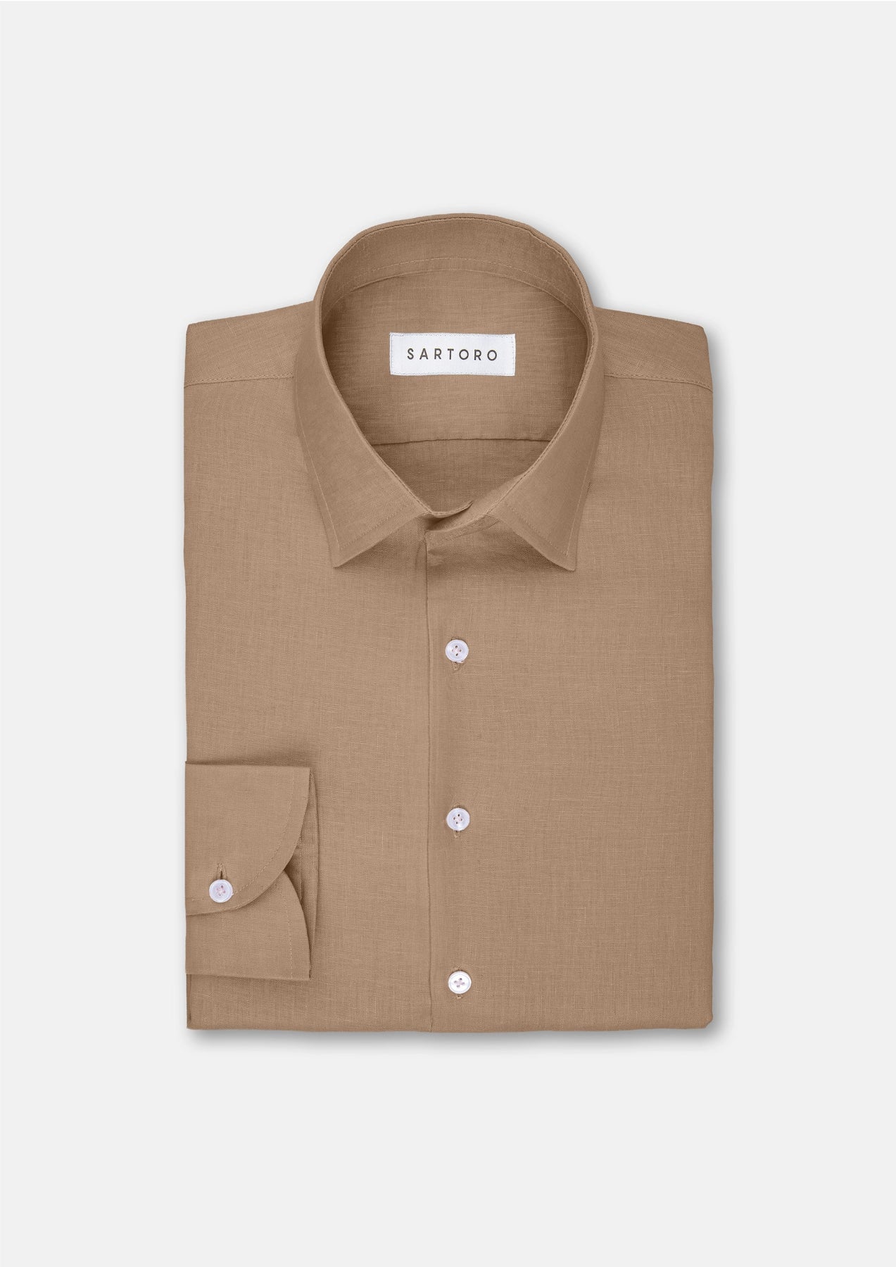 Taupe Gray Shirt - SARTORO371