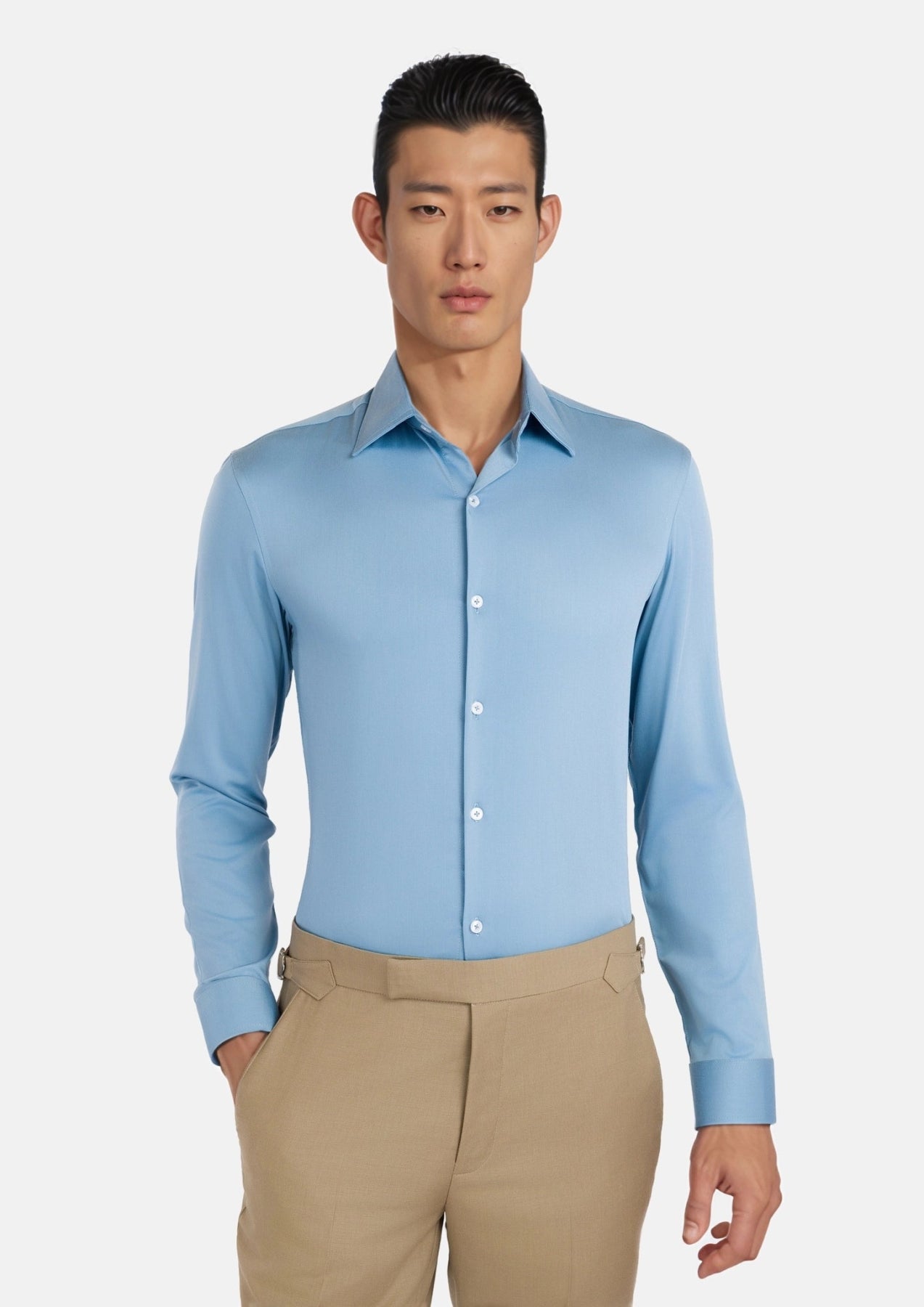 Sky Blue Bamboo Shirt