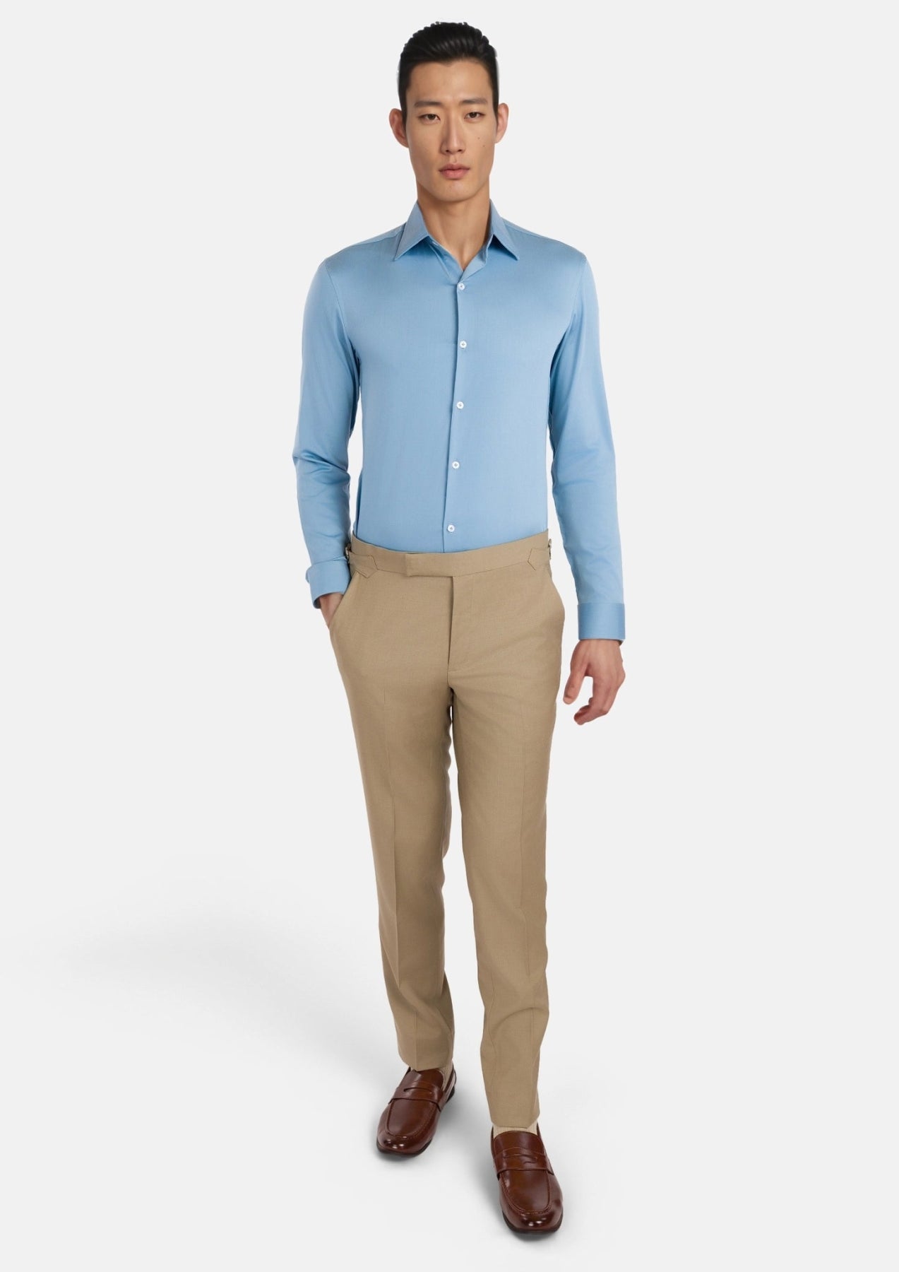 Sky Blue Bamboo Shirt