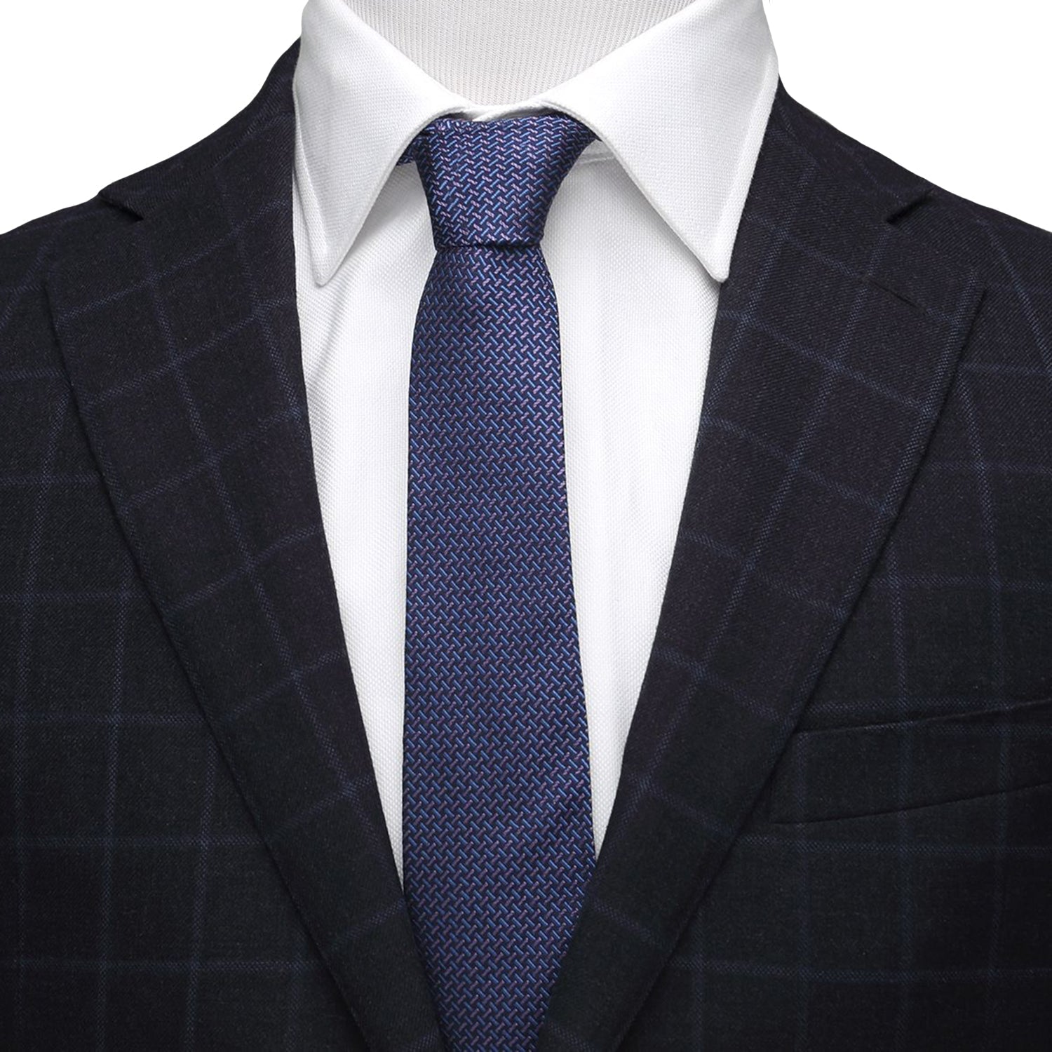 The Mitchell Tie (Iridescent Basketweave Men's Tie) - SARTORO67