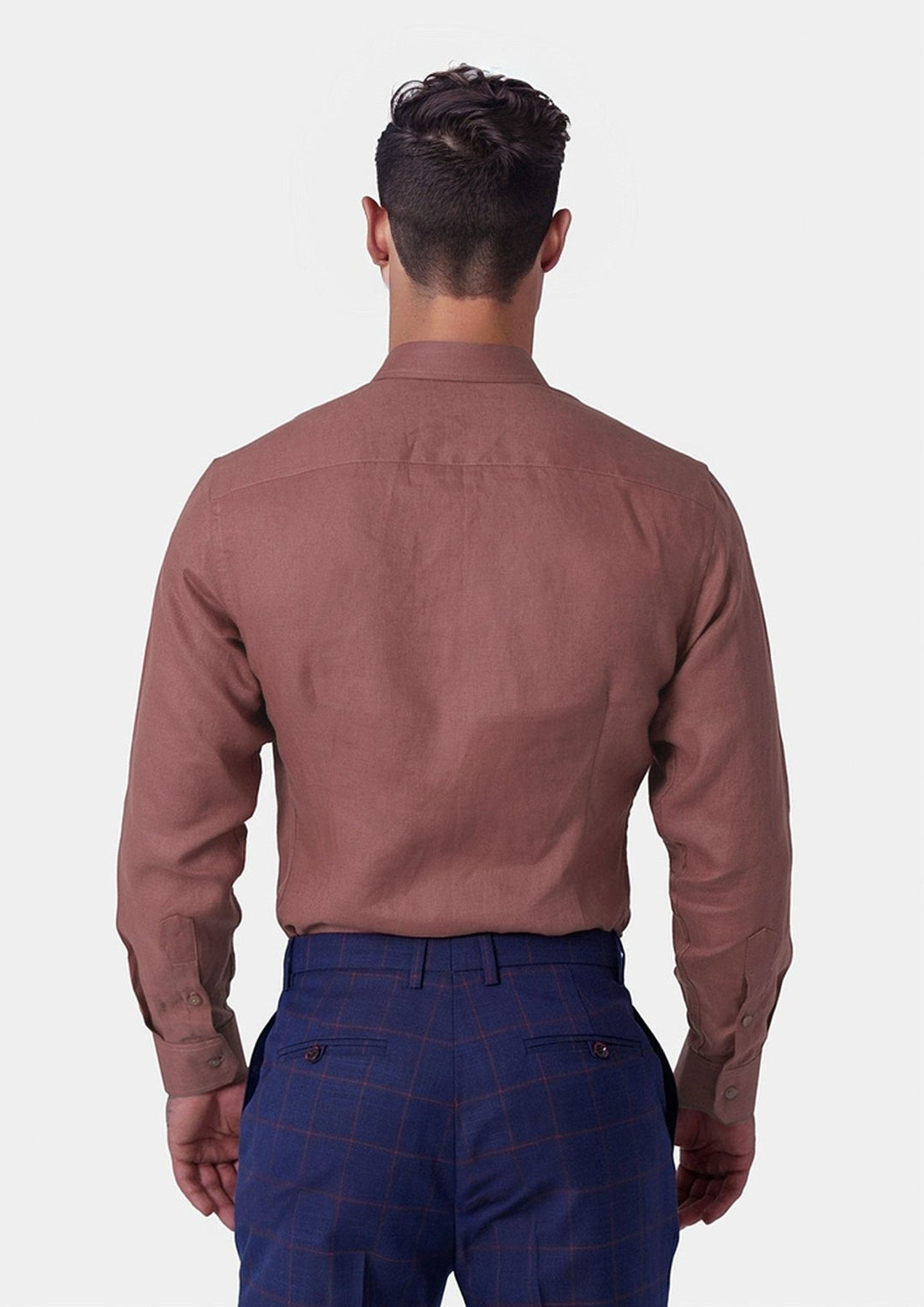 Tuscan Red Linen Shirt - SARTORO