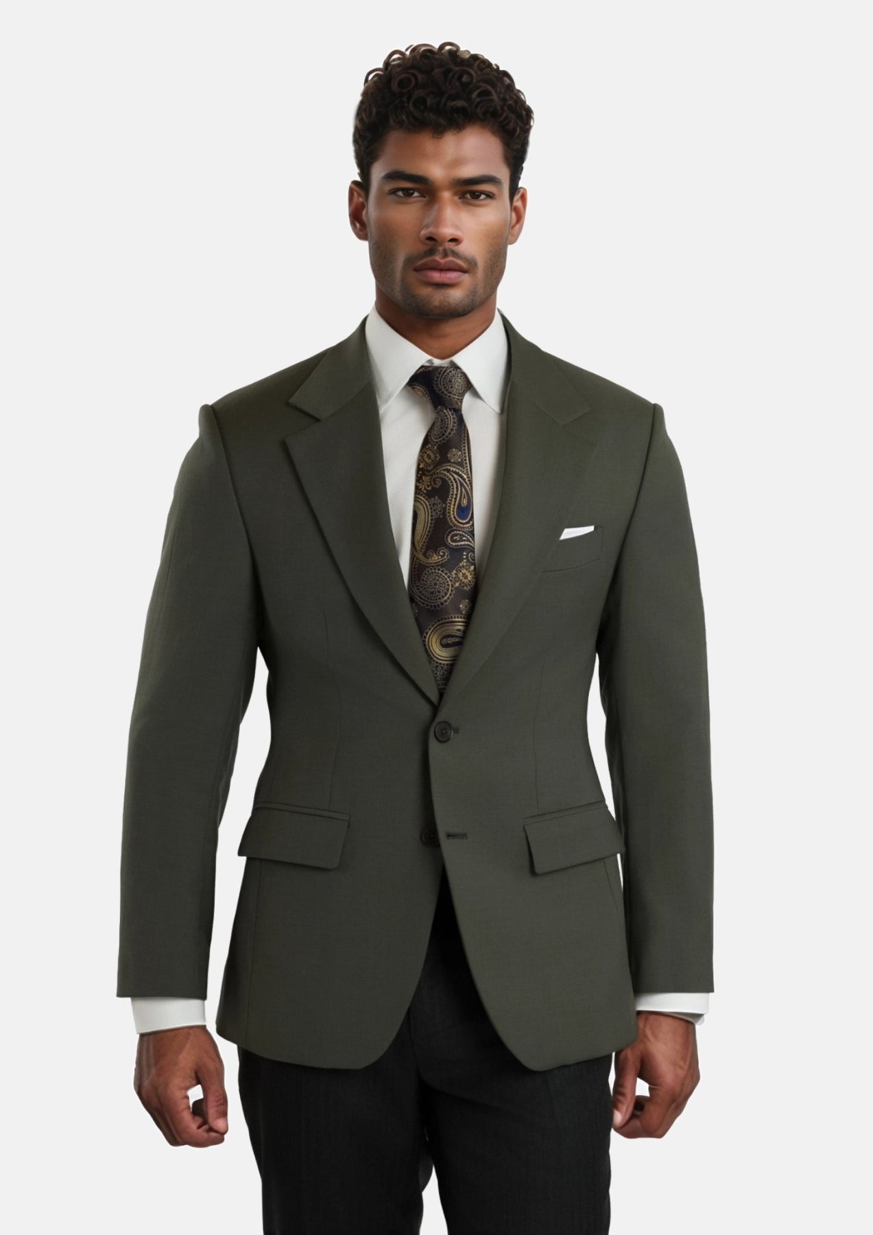 Vintage Olive Ellis Jacket