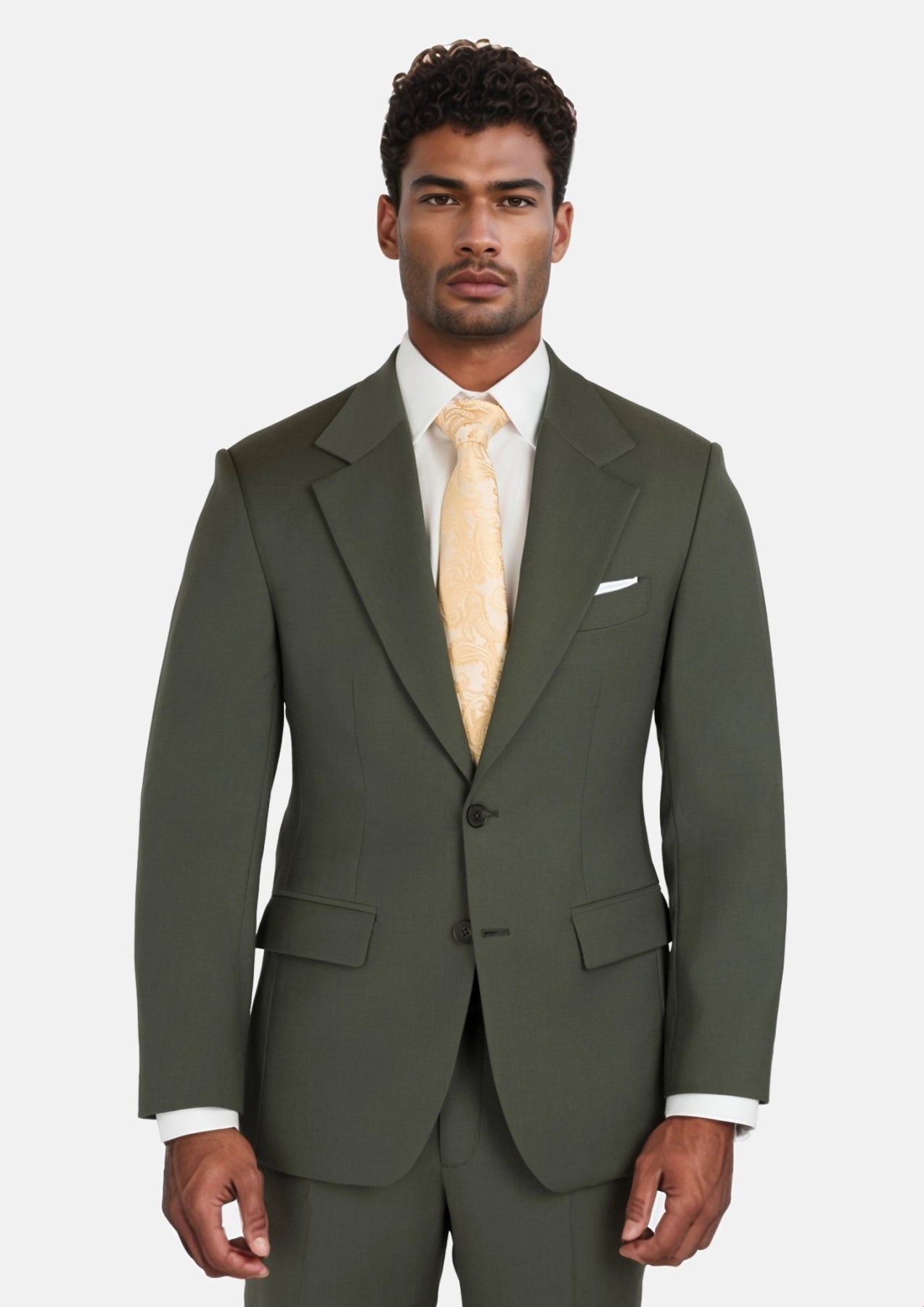 Vintage Olive Ellis Suit - SARTORO656