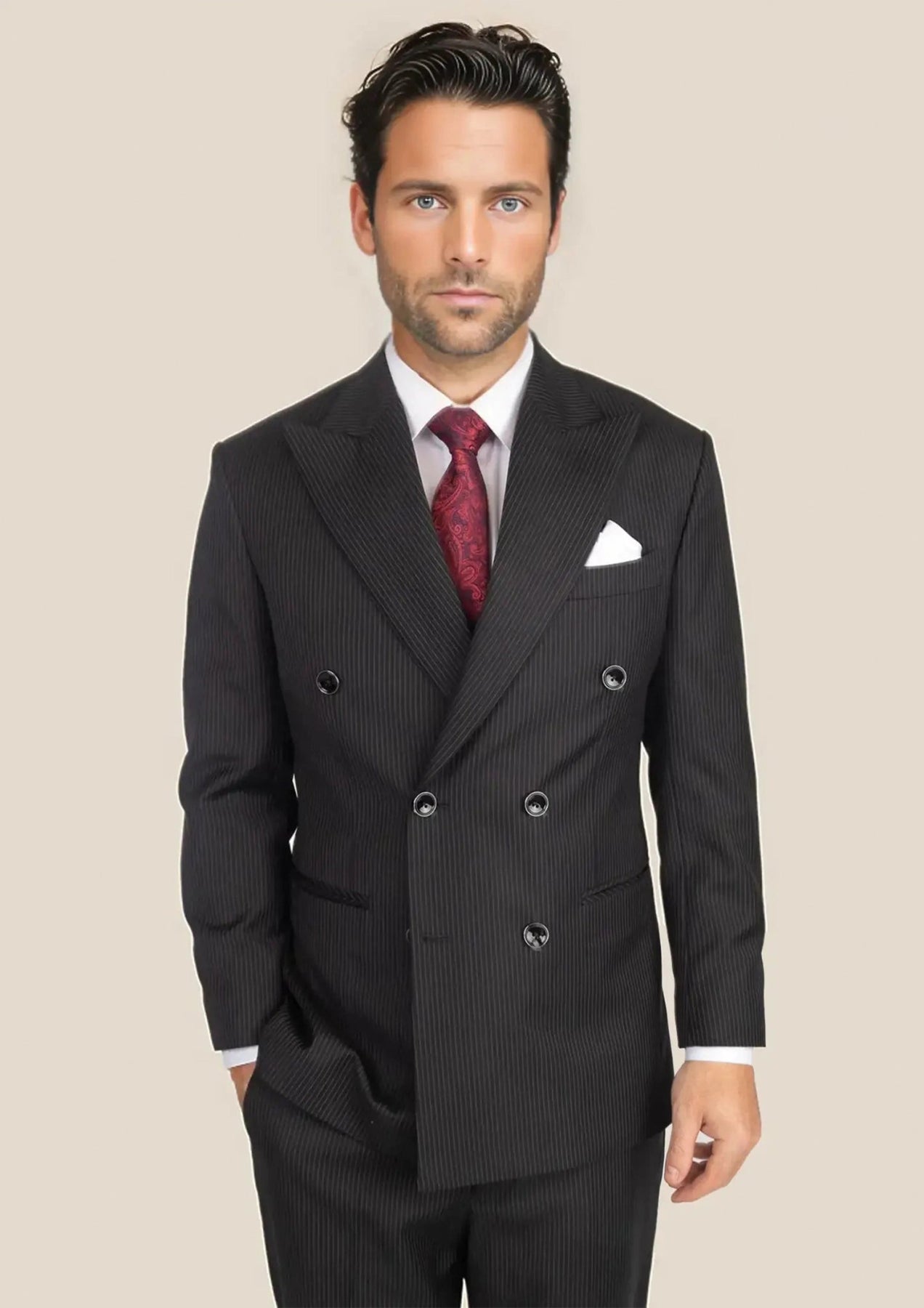 Waverly Black Pinstripe Jacket