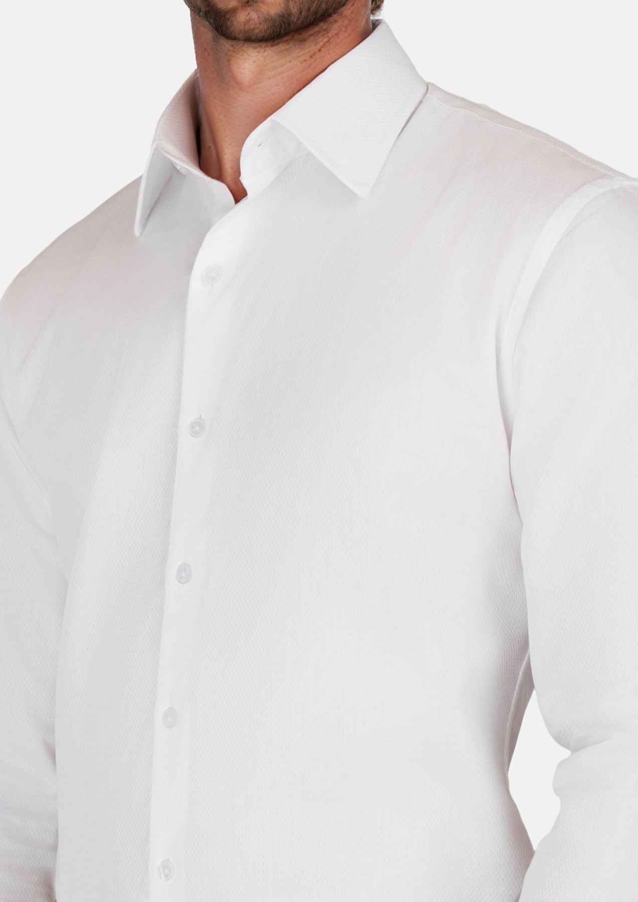 Crystal White Diamond Shirt