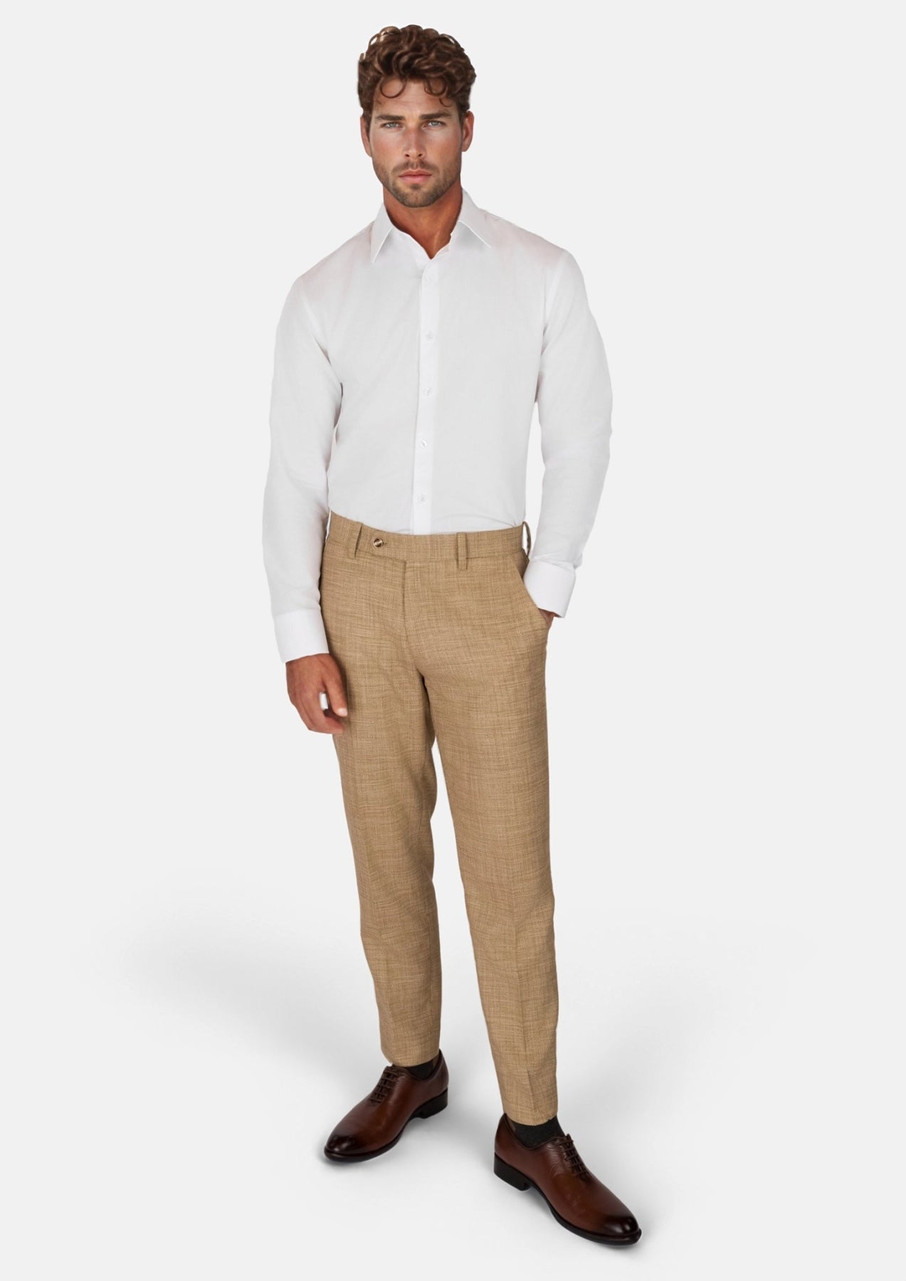 Crystal White Diamond Shirt