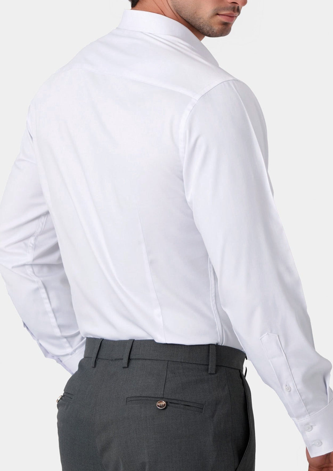 White Ultrasoft Bamboo Shirt - SARTORO