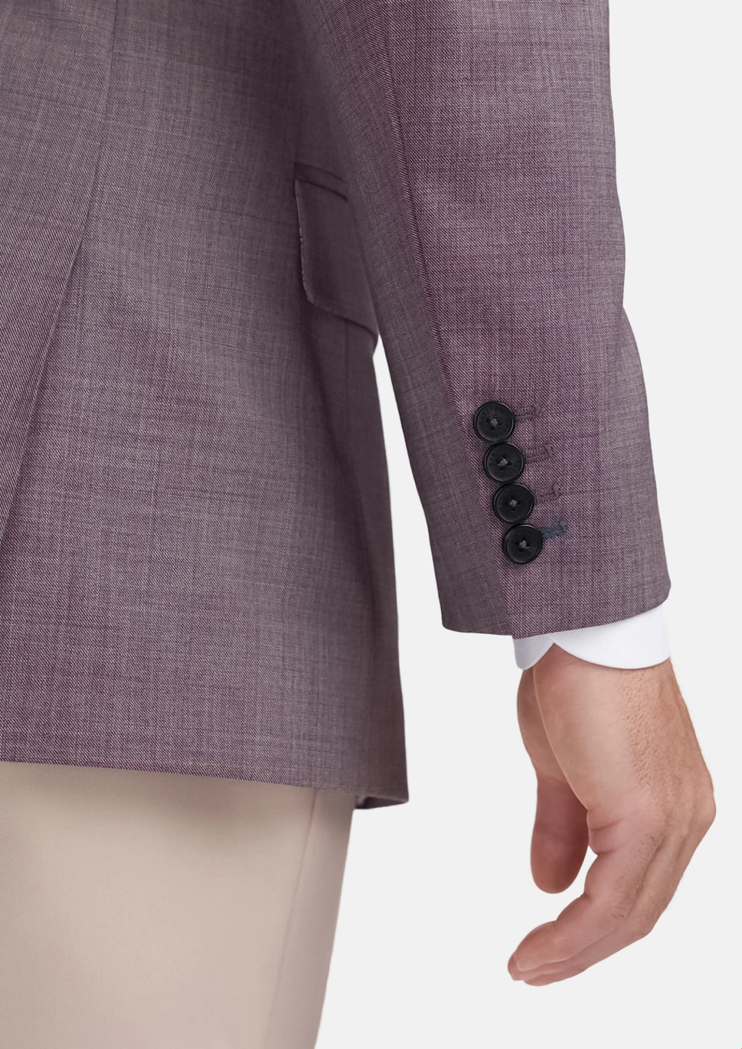 Wisteria Lilac Sharkskin Jacket - SARTORO