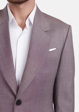 Wisteria Lilac Sharkskin Suit - SARTORO