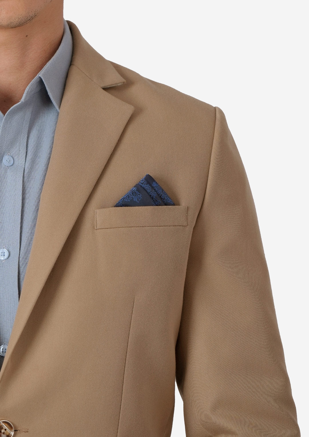 Astor Camel Cotton Suit