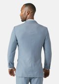 Astor Ice Blue Twill Jacket - SARTORO