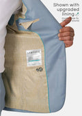 Astor Ice Blue Twill Jacket - SARTORO