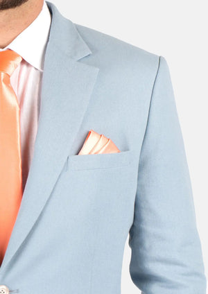 Astor Maya Blue Linen Suit - SARTORO