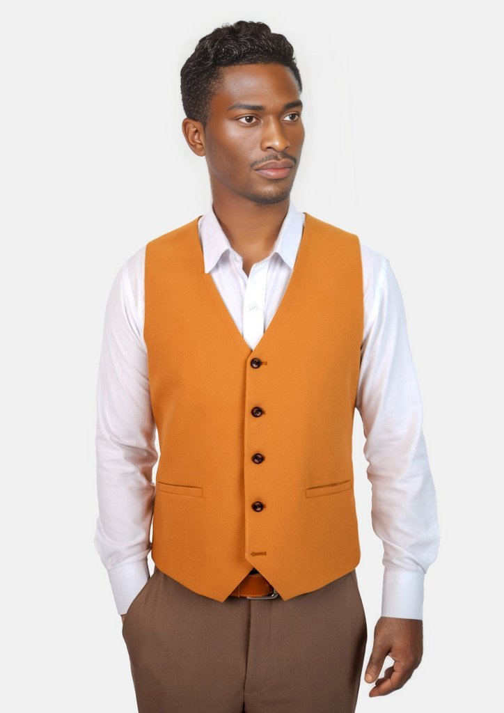 Baby Mustard Vest - SARTORO398