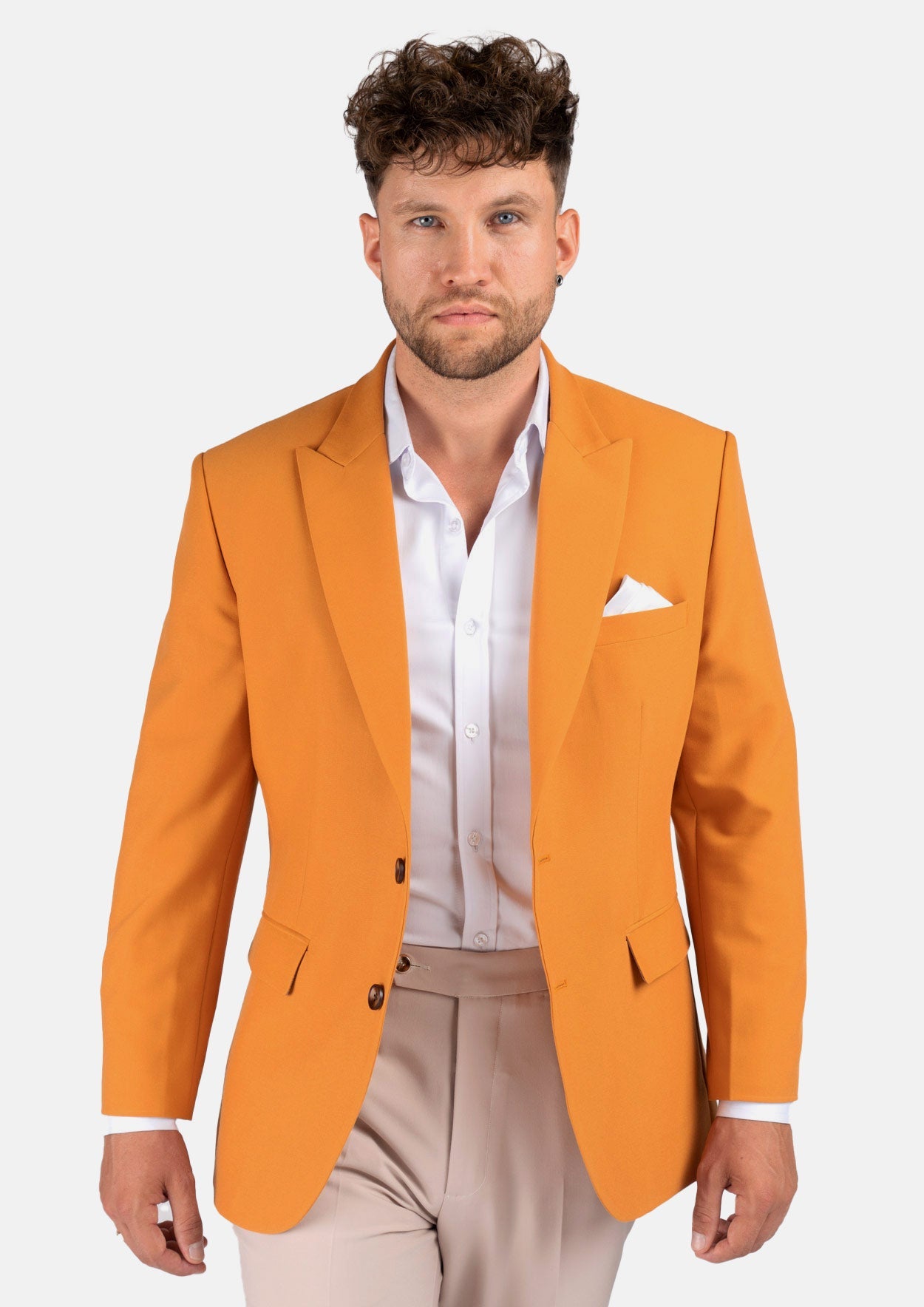 Bryant Baby Mustard Stretch Jacket - SARTORO