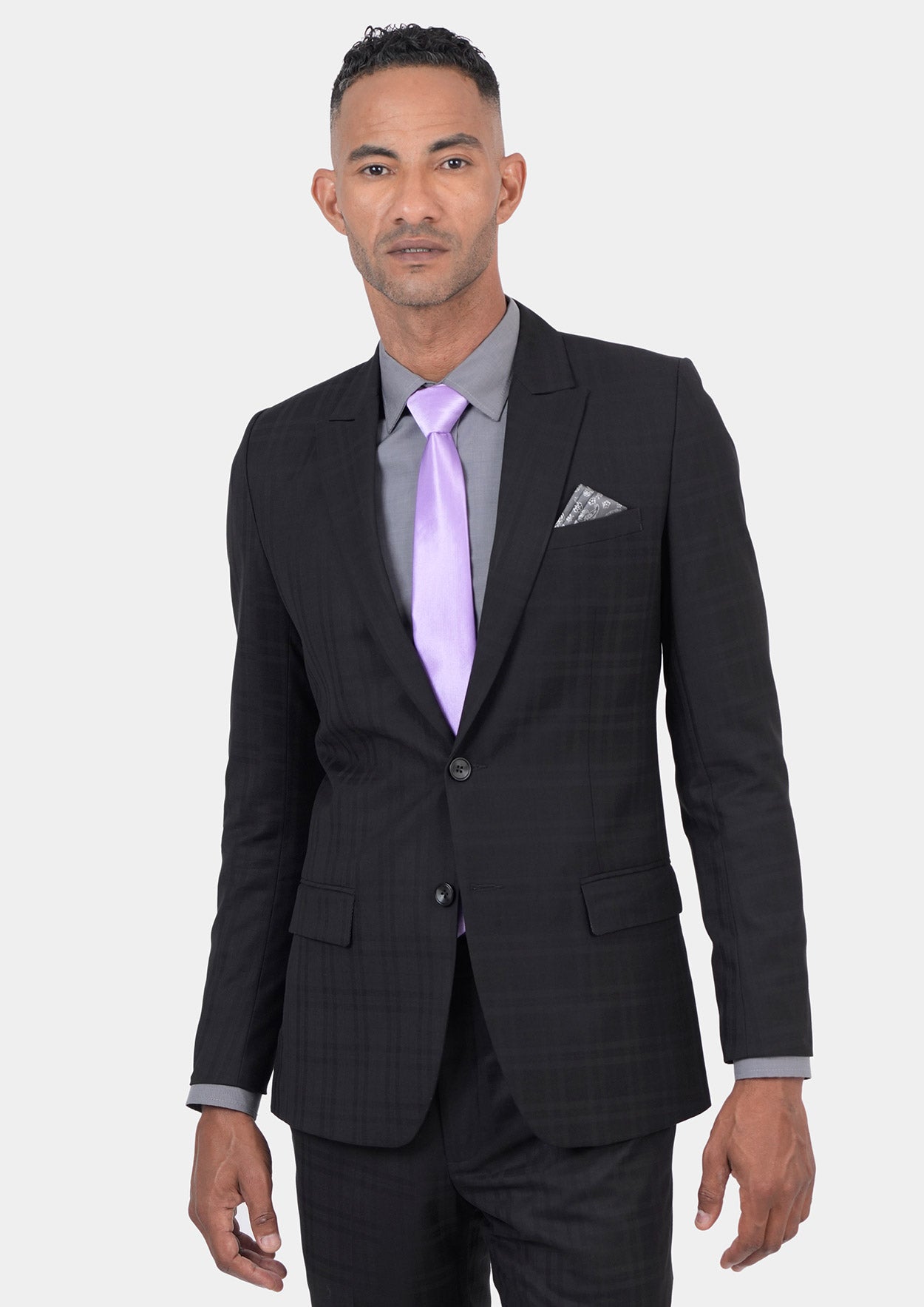 Bryant Black Check Jacket - SARTORO992