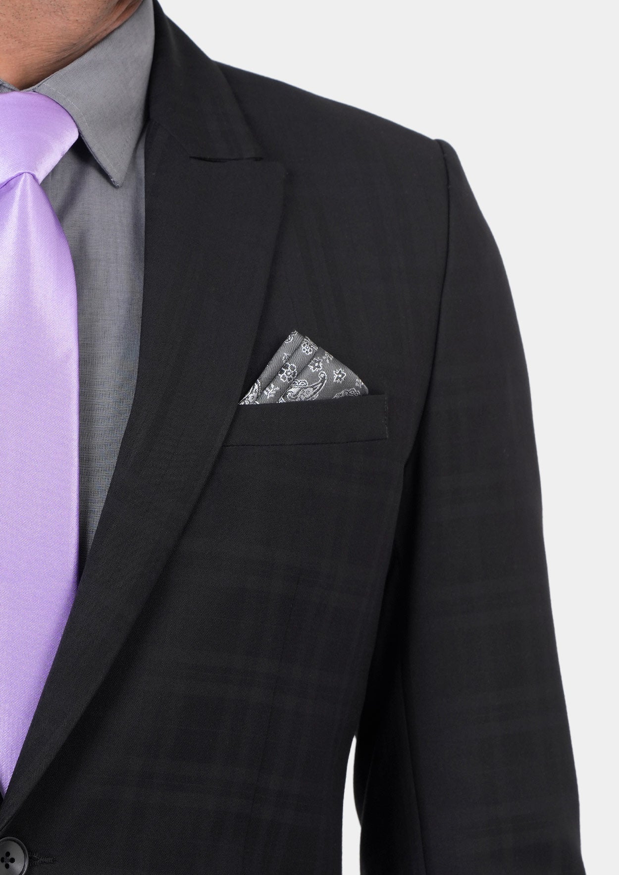 Bryant Black Check Jacket - SARTORO582