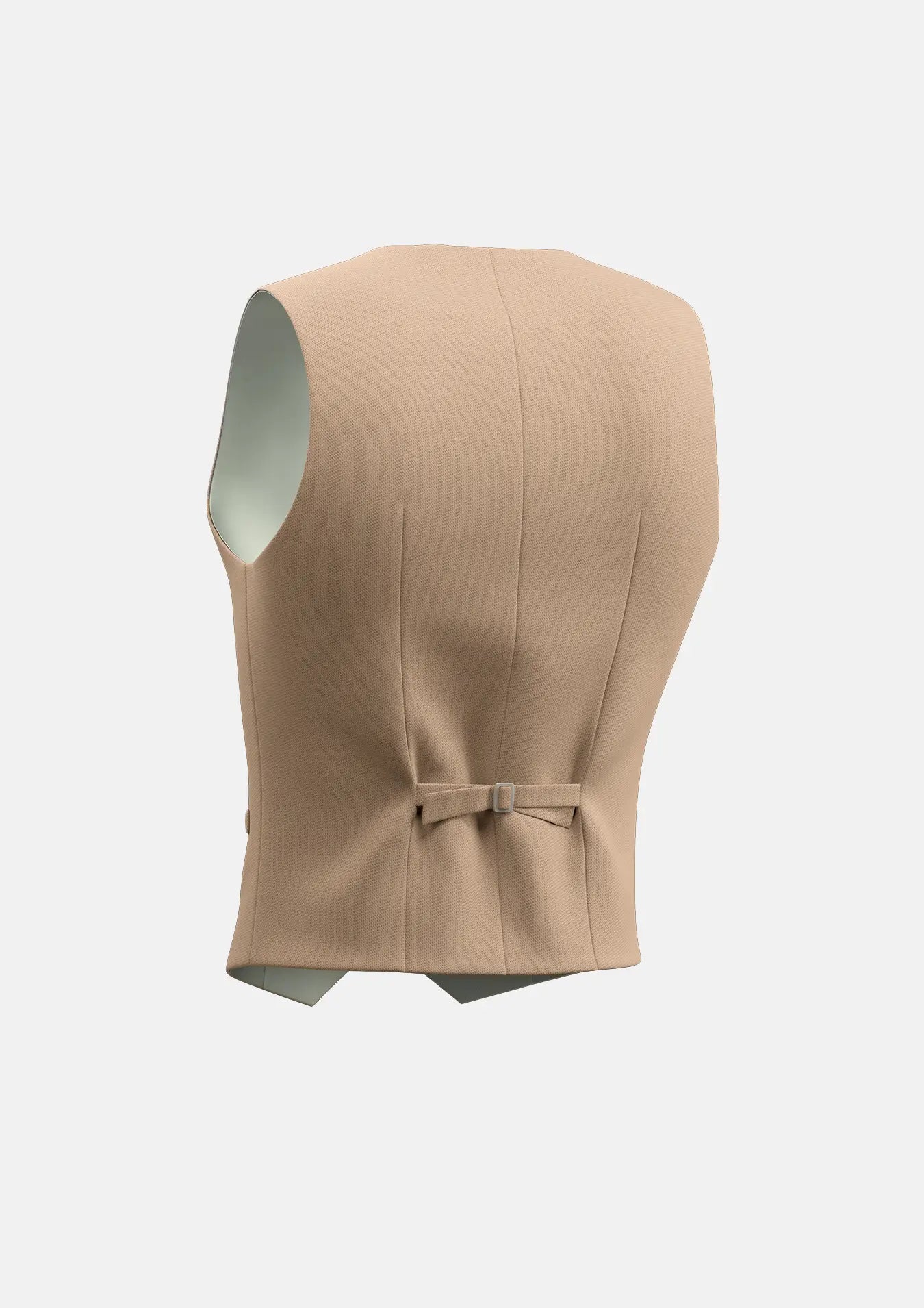 Camel Cotton Vest - SARTORO