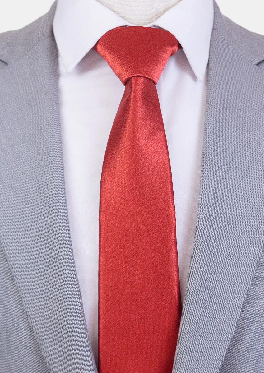 Crimson Red Tie