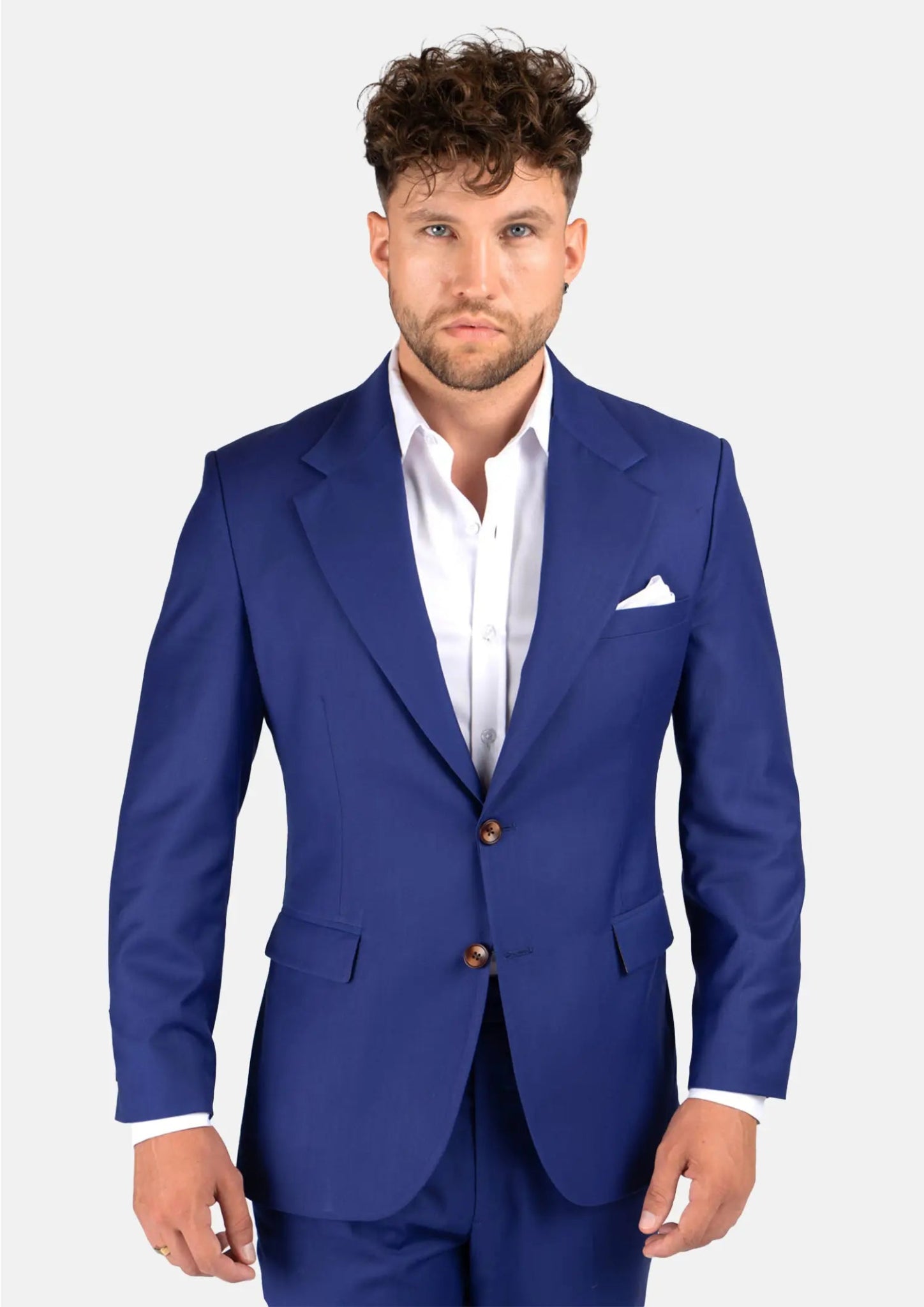 Ellis Royal Blue Twill Suit - SARTORO