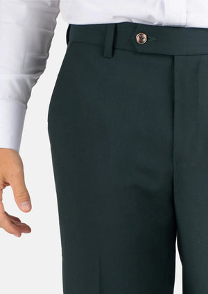 Emerald Green Stretch Pants - SARTORO