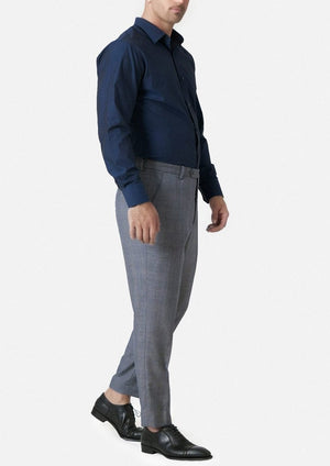 Grey Prince of Wales Pants - SARTORO