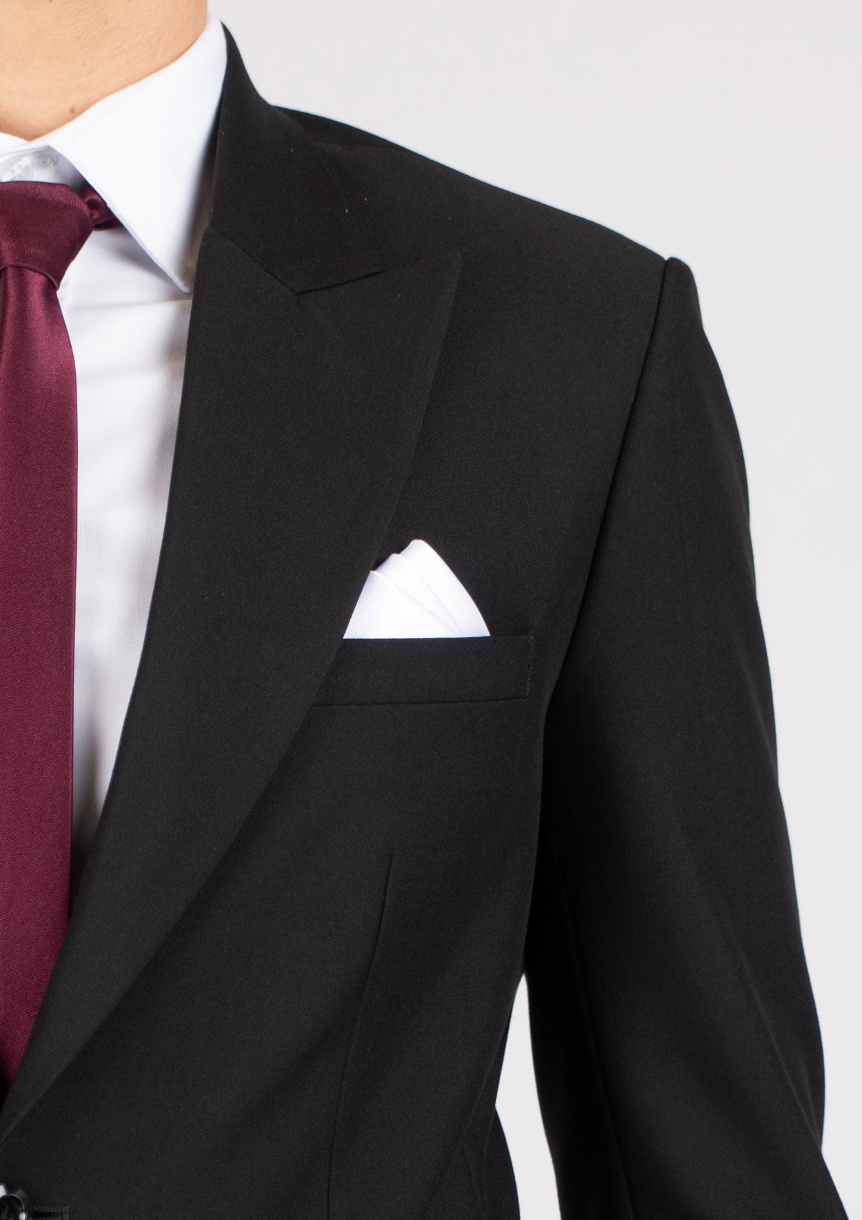 Hudson Midnight Black Stretch Jacket - SARTORO997