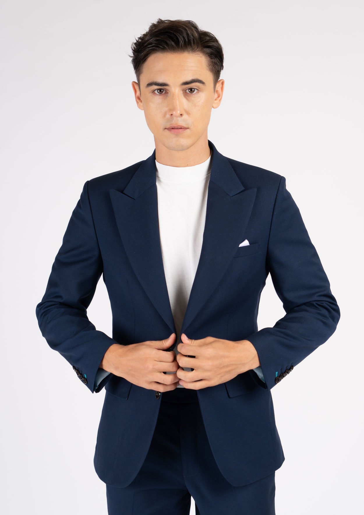 Hudson Navy Crosshatch Suit SARTORO