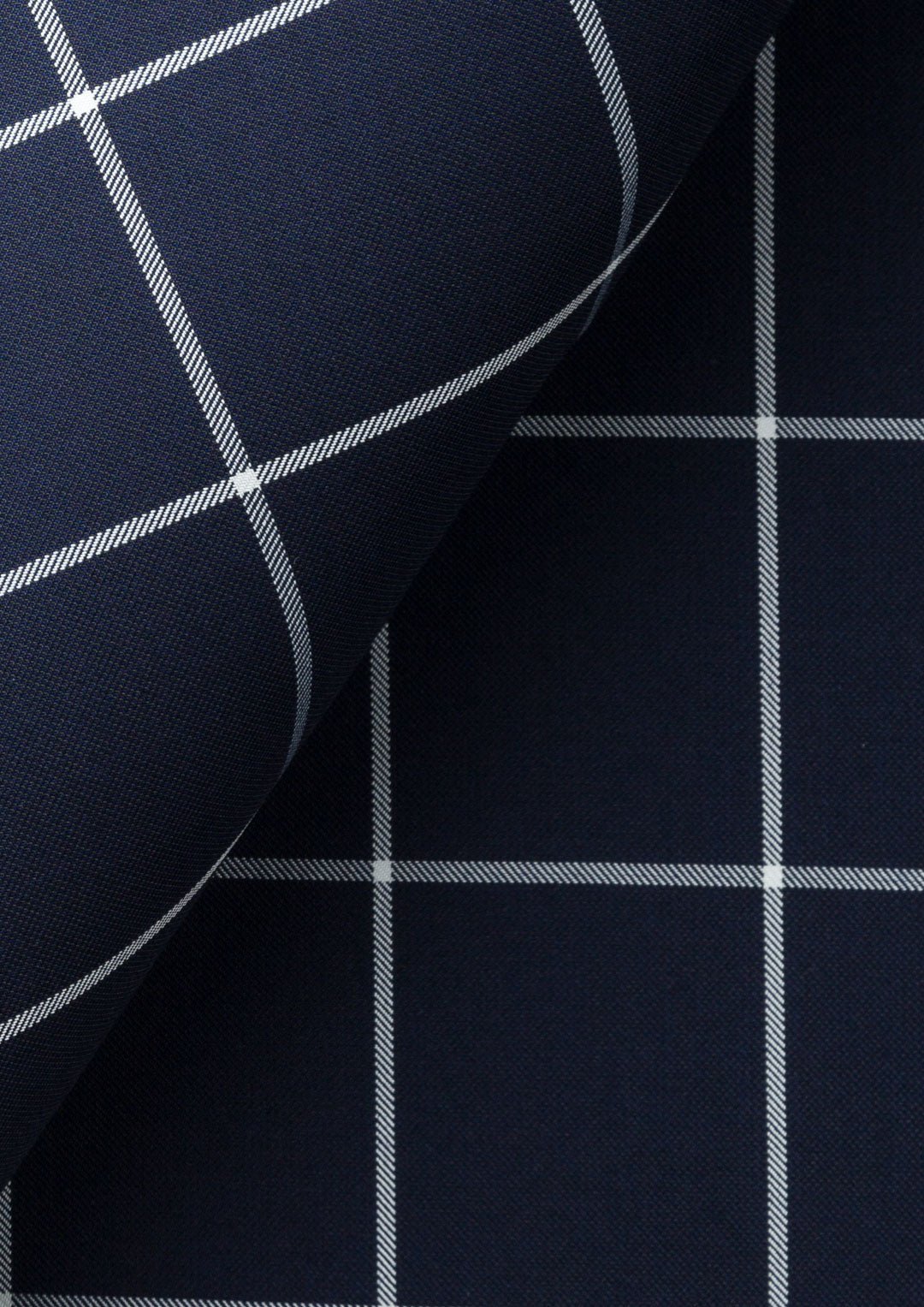 Ellis Regal Navy Windowpane Suit