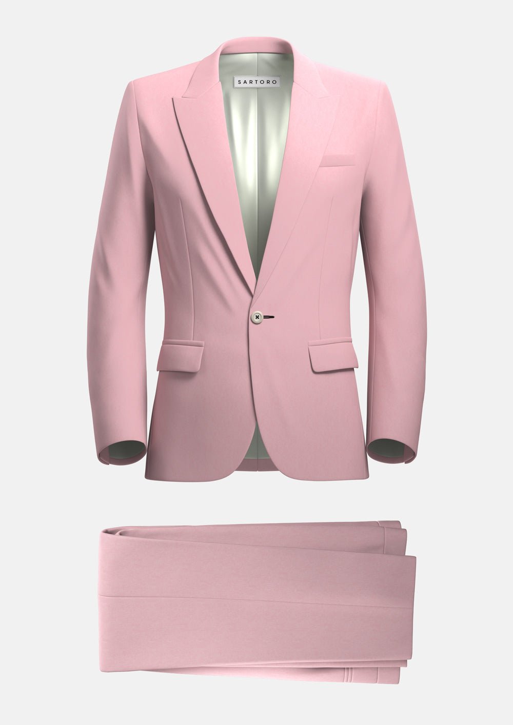 Liberty Amaranth Pink Linen Suit - SARTORO