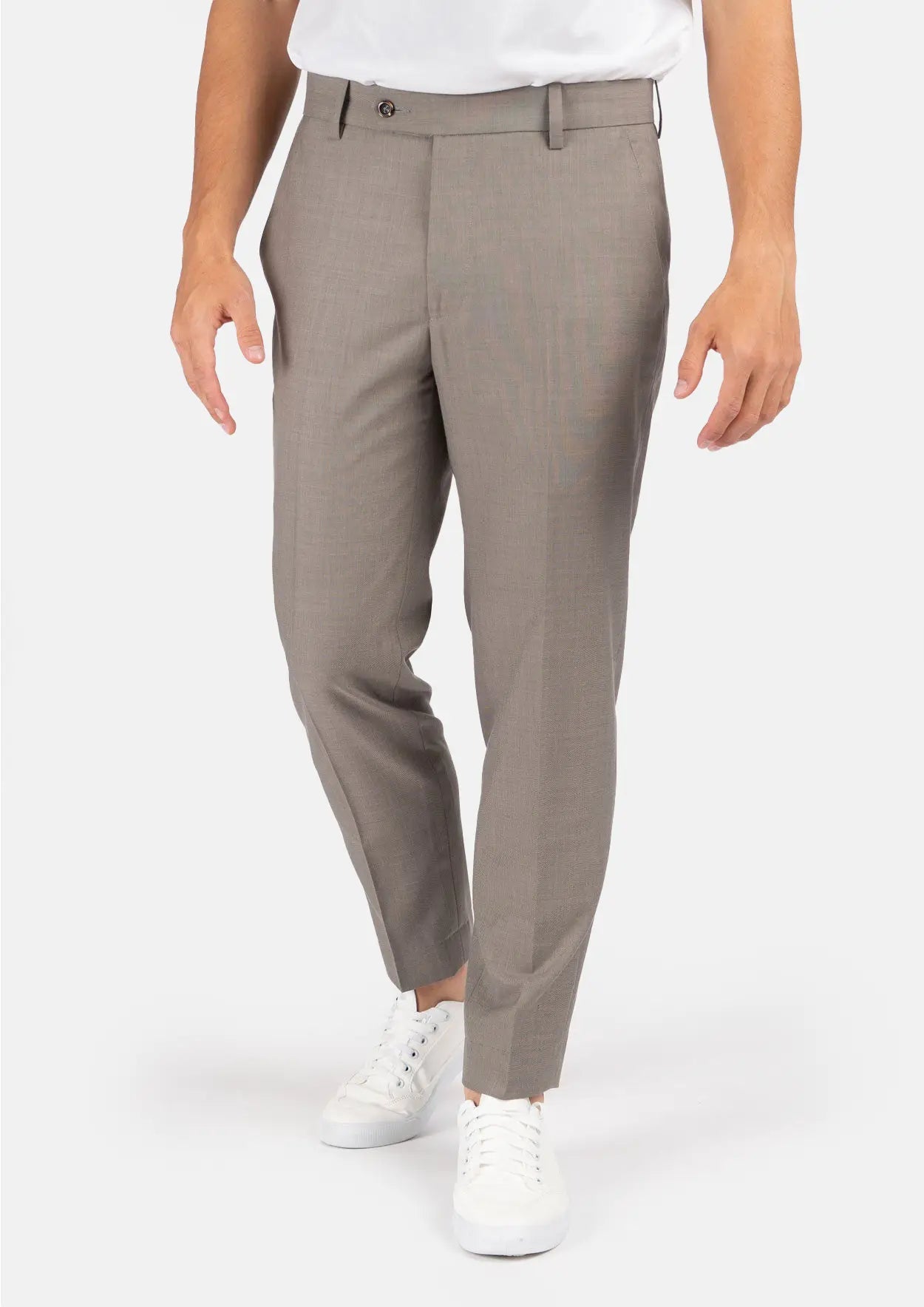 The Grey Sharkskin Pants