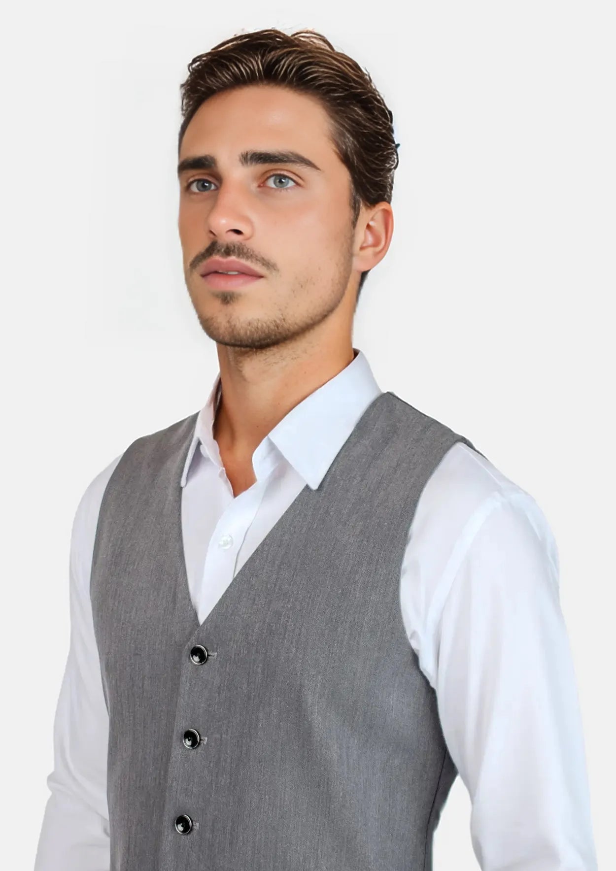 Light Grey Vest - SARTORO647