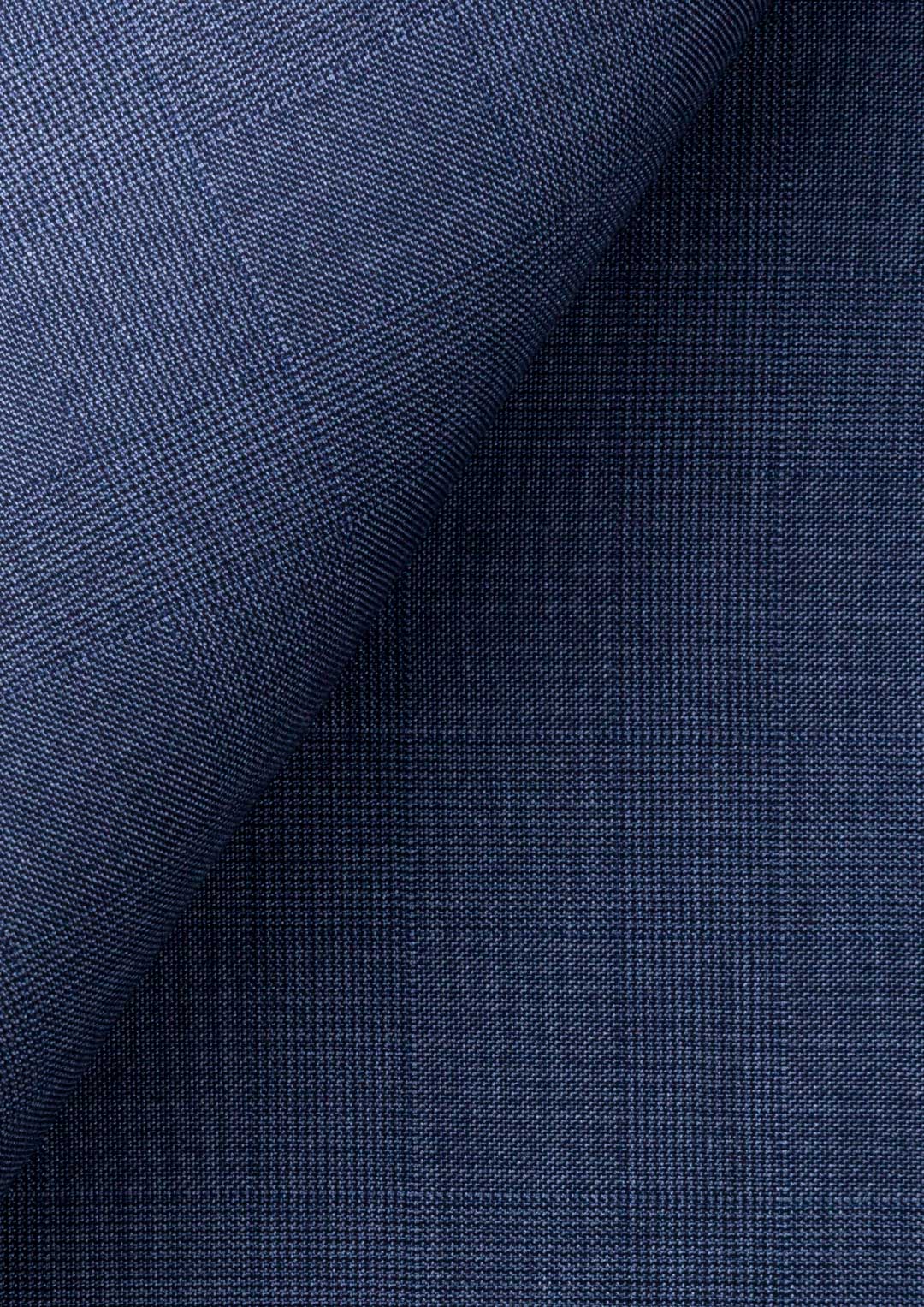 Midnight Blue Prince of Wales Vest - SARTORO