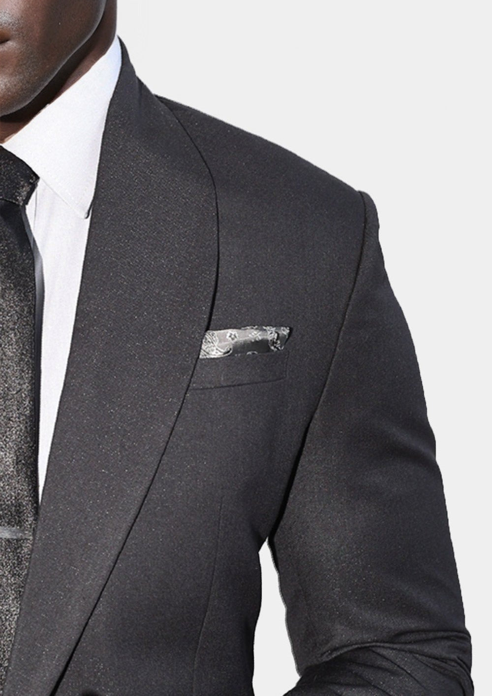 Monroe Shimmer Black Suit