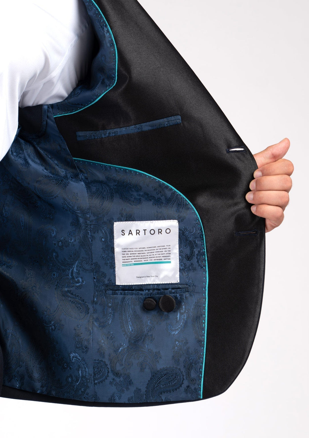 Navy Twill Tuxedo & Tux Shirt Combo - Castrichini Party - SARTORO