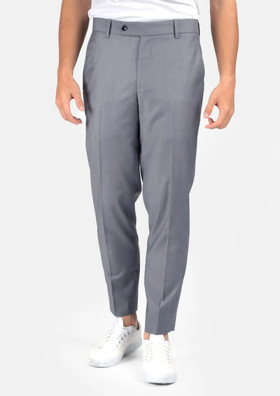 Oslo Grey Twill Pants - SARTORO