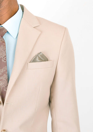 Prince Champagne Cotton Jacket - SARTORO