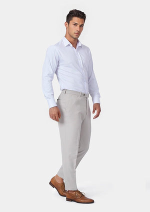 White Ultrasoft Bamboo Shirt - SARTORO