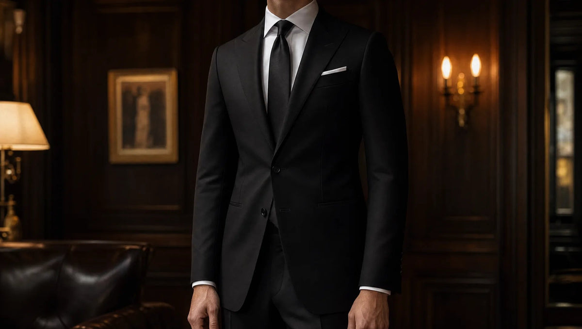 Black Suit for Men: When to Wear It, When to Skip It, and How to Style It Right - SARTORO