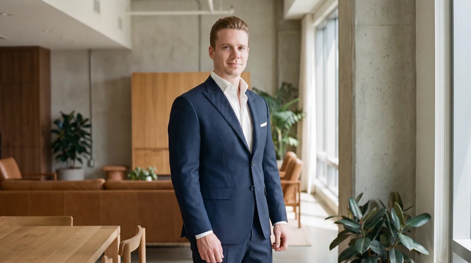 How to Wear a Suit Without a Tie (and When It Works) - SARTORO