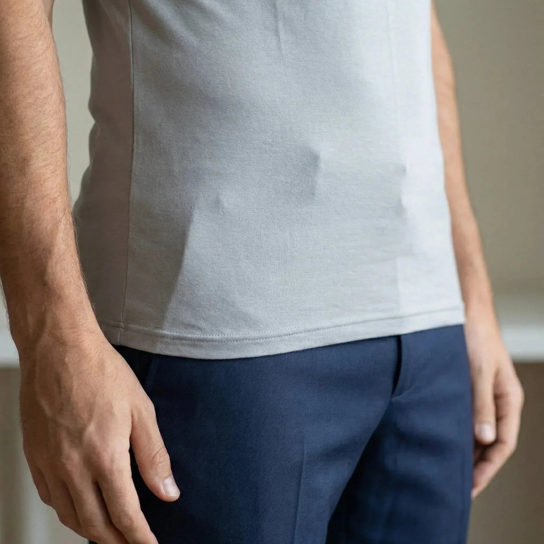 Suit Undershirt: What to Wear Under a Dress Shirt (No-Show, Sweat, and Color Rules) - SARTORO