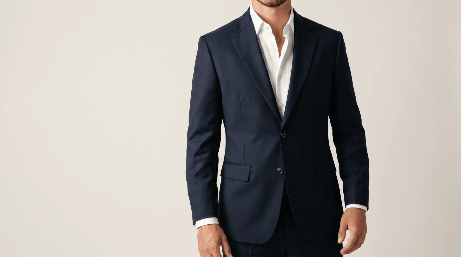 What Color Shirt to Wear with a Navy Suit - SARTORO