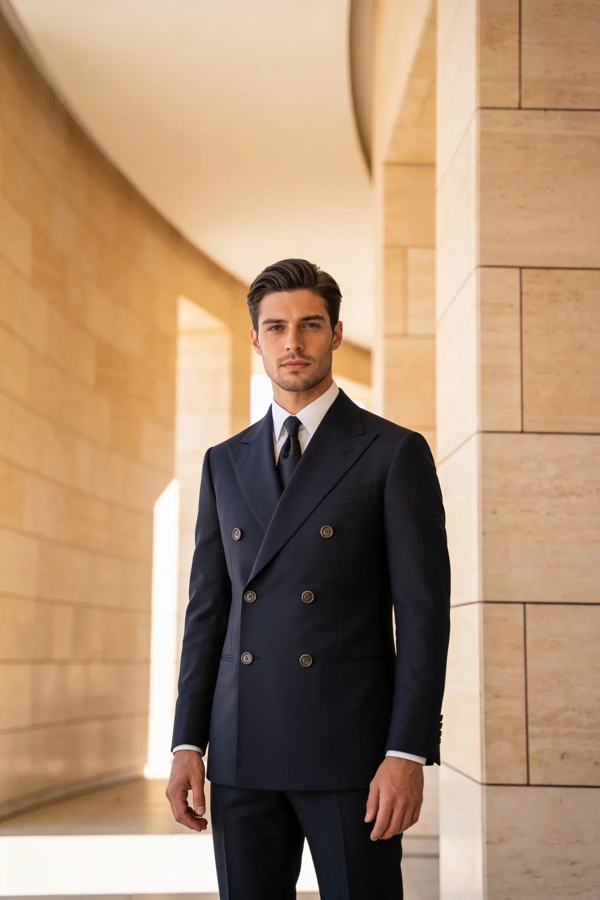 What Is A Double-Breasted Suit? - SARTORO454