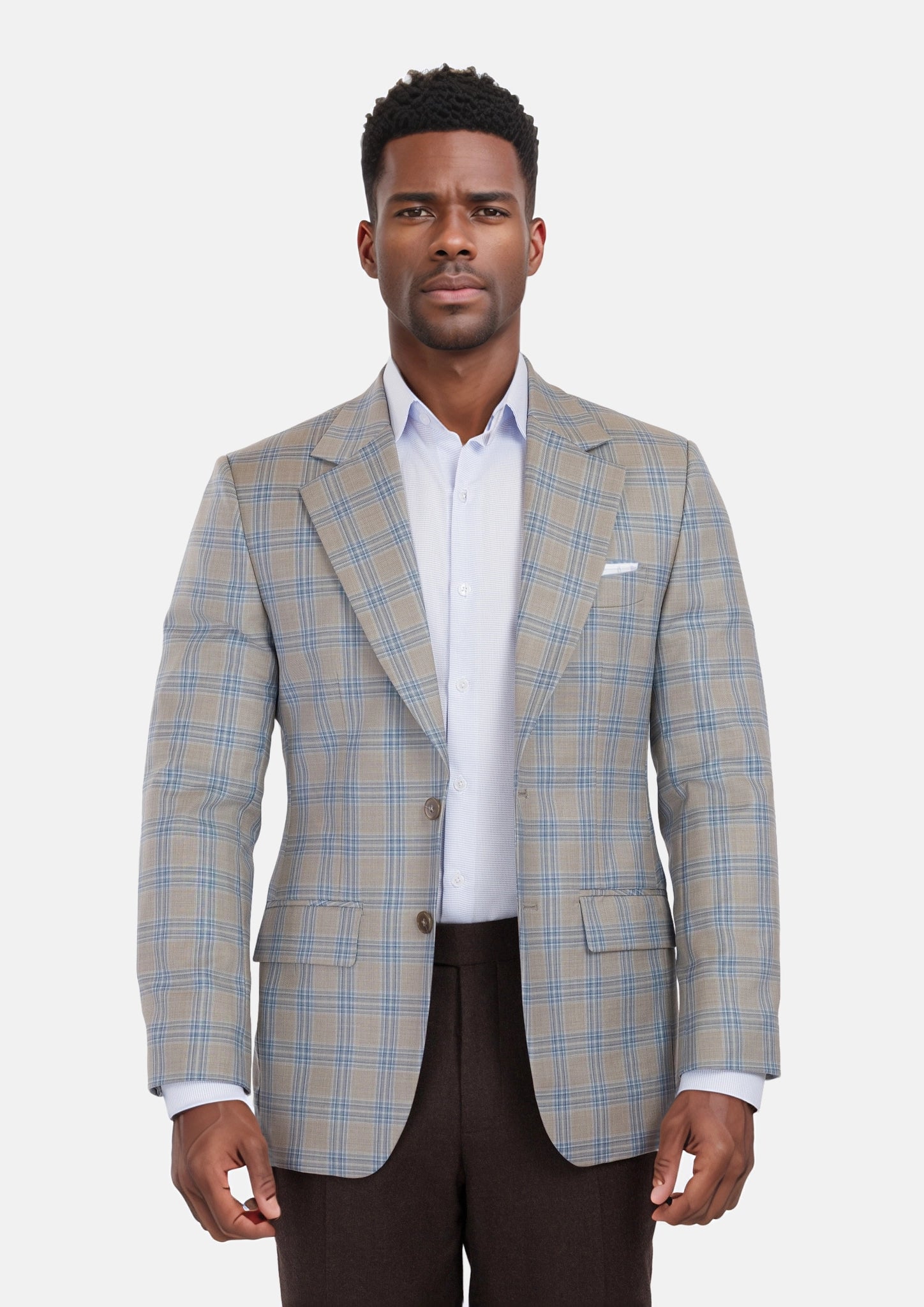 Milano Grey Checked Jacket