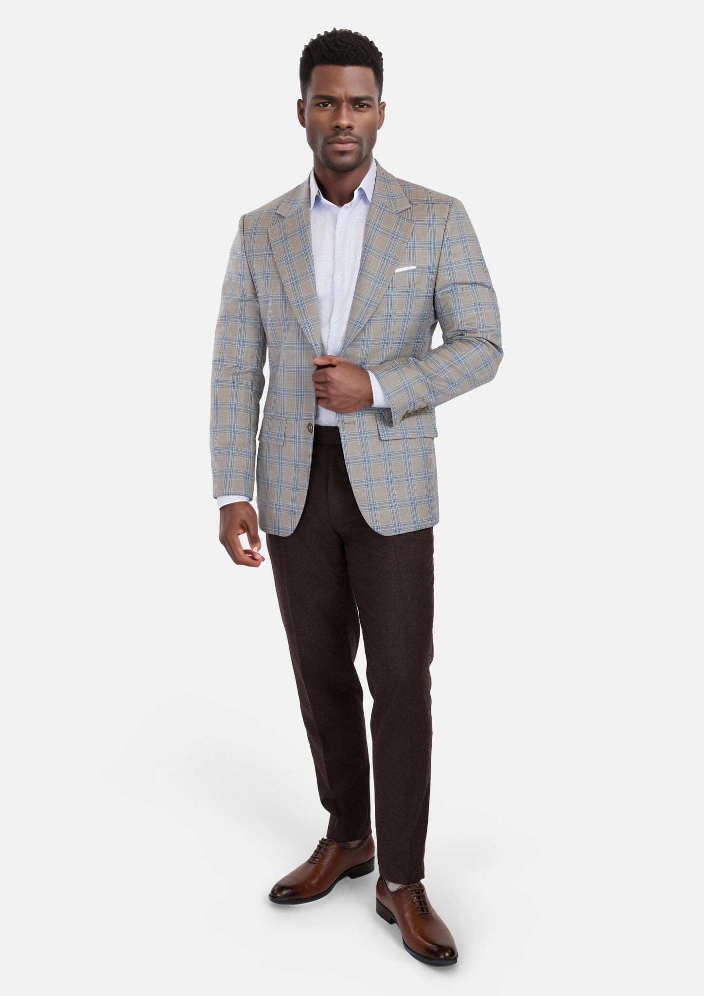 Milano Grey Checked Jacket